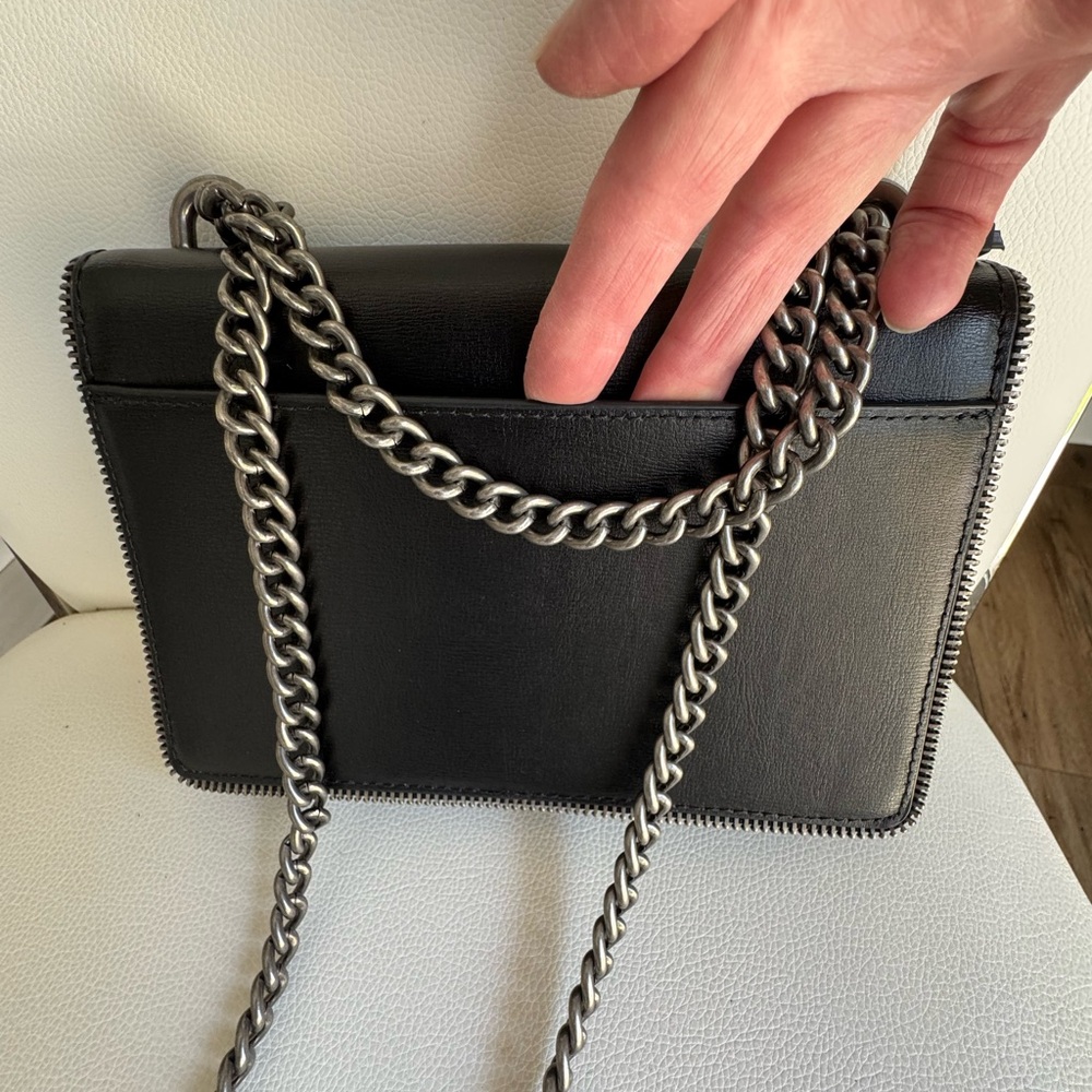 Kurt Geiger Leopard Print Crossbody Mini Handbag - Picture 7 of 12